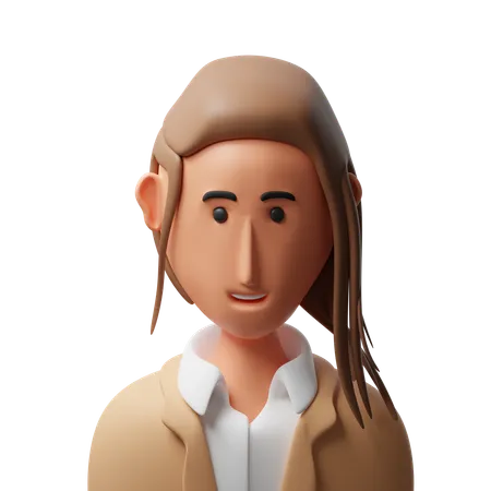 Avatar de femme d'affaires  3D Icon