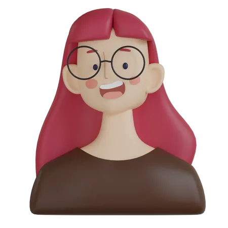 Employée féminine  3D Icon