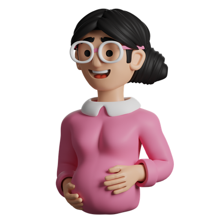 Femme enceinte  3D Icon