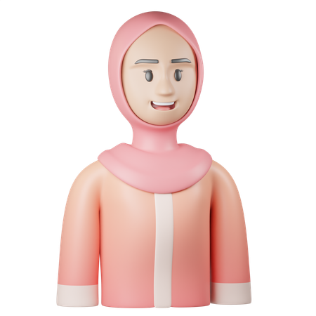 Femme islamique  3D Icon