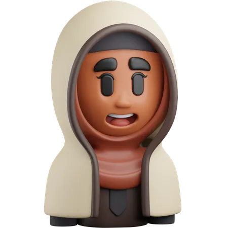 Femme islamique  3D Icon