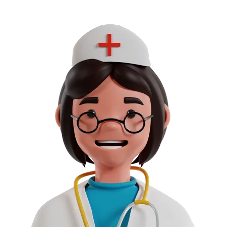 Doctoresse  3D Icon