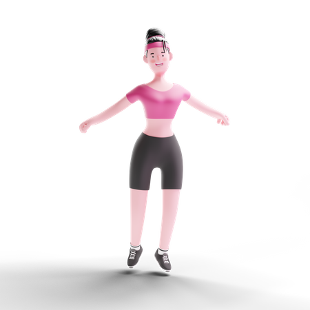 Femme qui fait de l'amidonnage  3D Icon