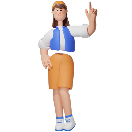 Femmes avec de bonnes idées  3D Icon