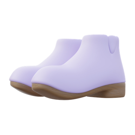 Bottes de tous les jours pour femmes  3D Icon