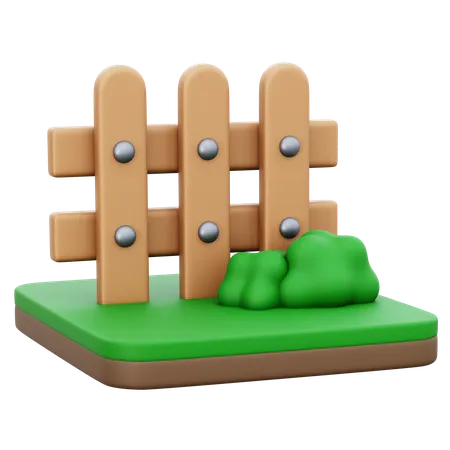 Fence  3D Icon