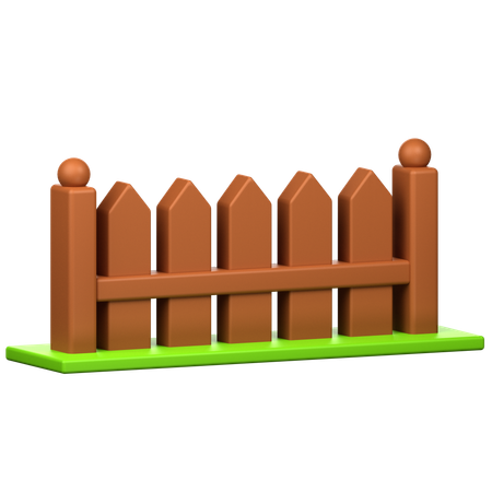 Fence  3D Icon