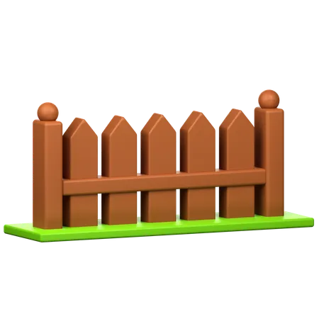 Fence  3D Icon