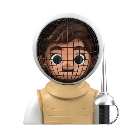 剣士  3D Icon