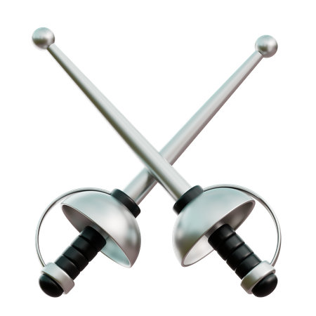 フェンシング  3D Icon