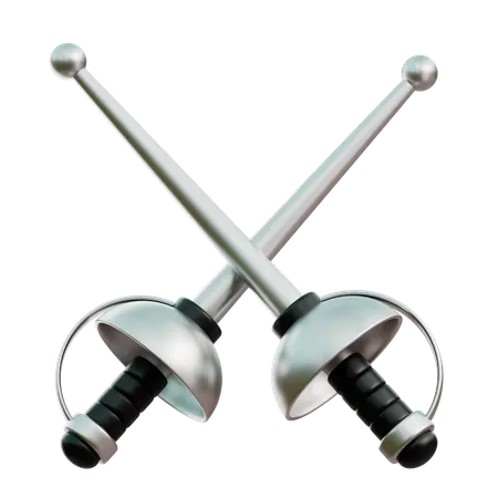 フェンシング  3D Icon