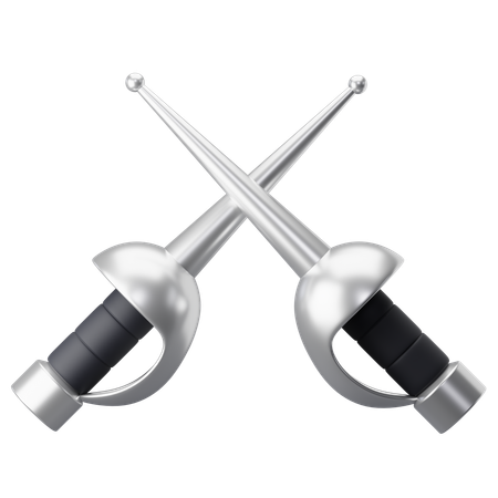 フェンシング  3D Icon