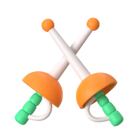 Fencing  3D Icon