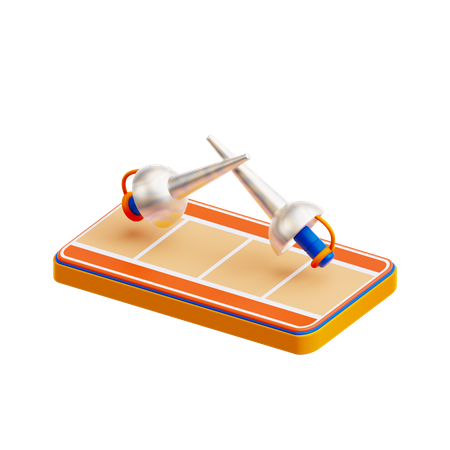 Fencing  3D Icon