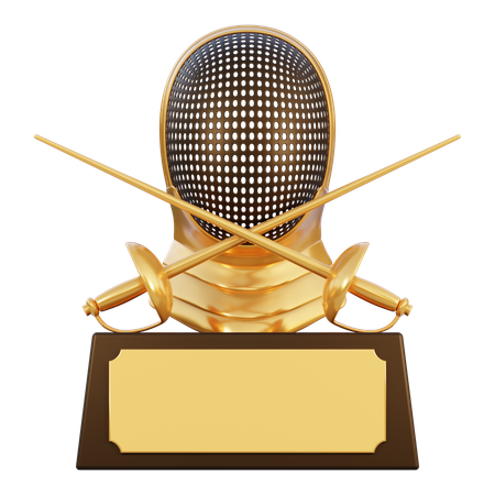 Fencing cup  3D Icon