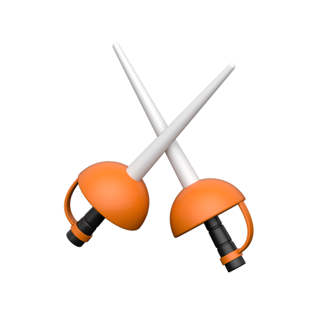Fencing Foils  3D Icon