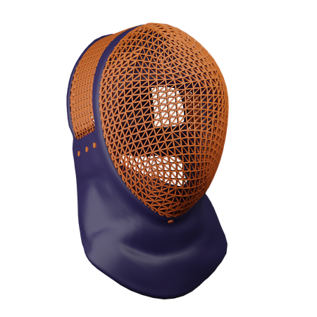 Fencing Helmet  3D Icon