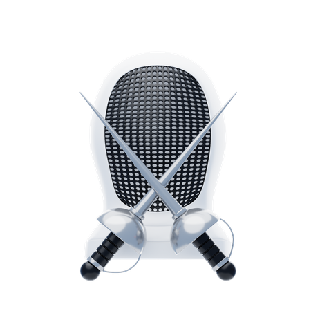 Fencing Sport  3D Icon