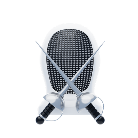 Fencing Sport  3D Icon