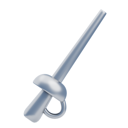 Fencing Sword  3D Icon