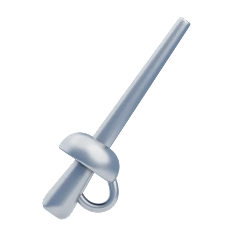 Fencing Sword  3D Icon