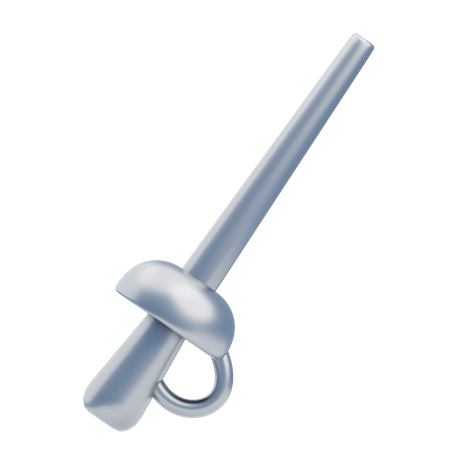 Fencing Sword  3D Icon