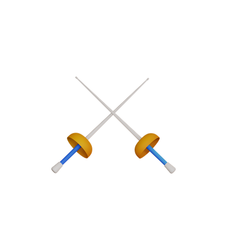 Fencing Swords  3D Icon