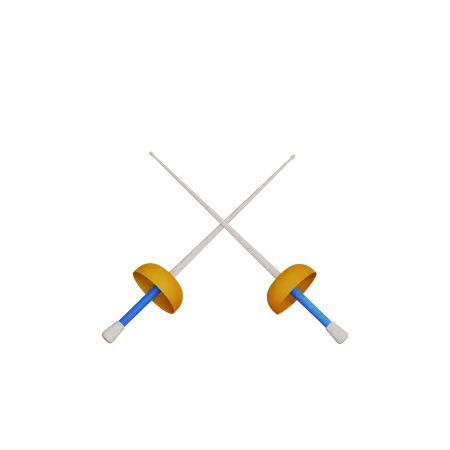 Fencing Swords  3D Icon