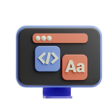 Fenêtre de codage  3D Icon