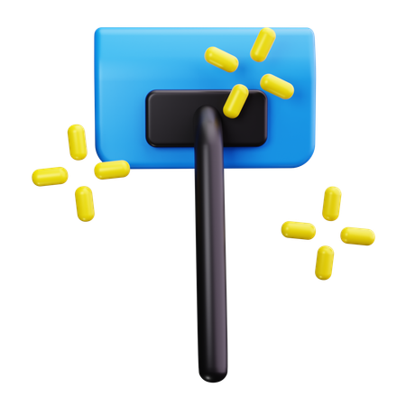 Fenster putzen  3D Icon