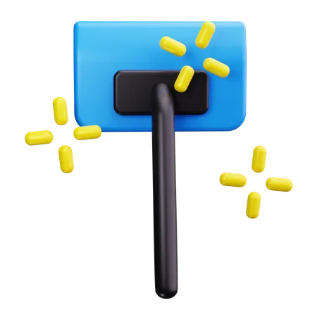 Fenster putzen  3D Icon