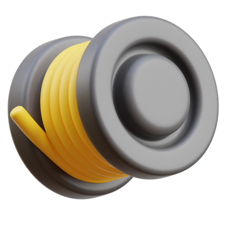 Câble de fer  3D Icon