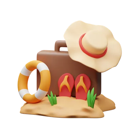 Férias  3D Icon