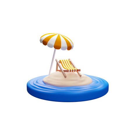 Férias de verão  3D Icon