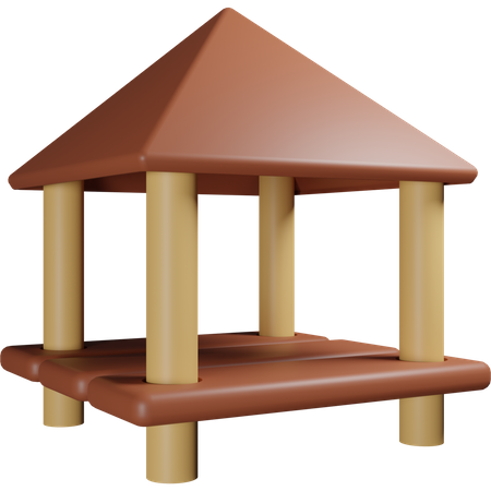 Hütte  3D Icon