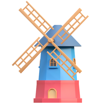 Moulin agricole  3D Icon