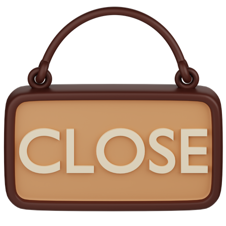 Fermer la boutique  3D Icon