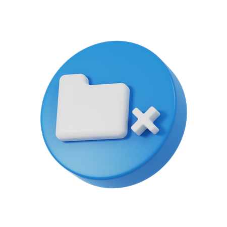 Fermer le dossier  3D Icon