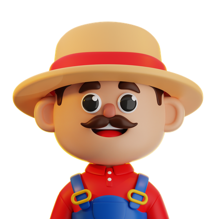 Fermier  3D Icon