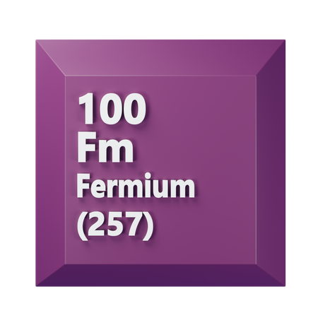Fermium  3D Icon