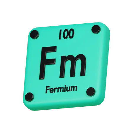 Fermium  3D Icon