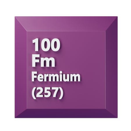 Fermium  3D Icon