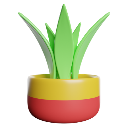 Fern Pot  3D Icon