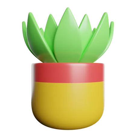 Fern Pot  3D Icon