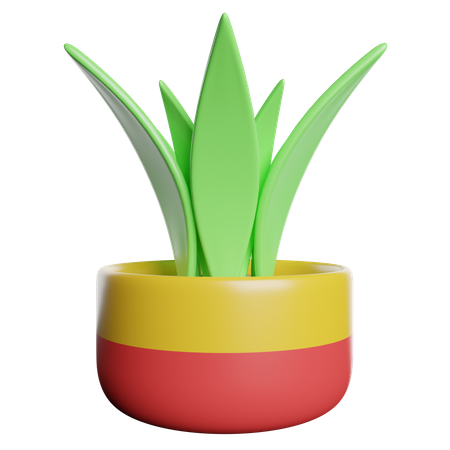 Fern Pot  3D Icon