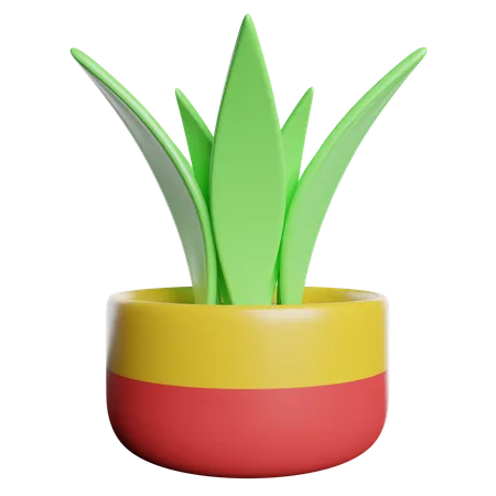 Fern Pot  3D Icon