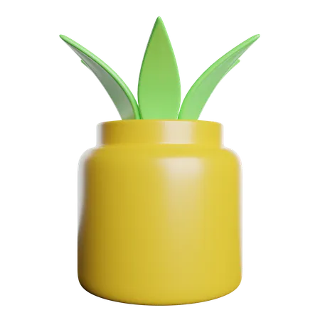 Fern Pot  3D Icon