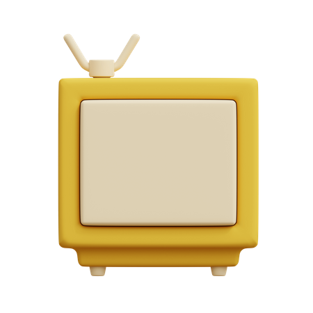 Fernseher  3D Illustration