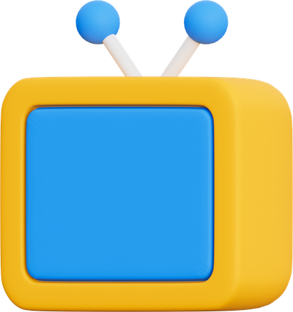 Fernseher  3D Icon