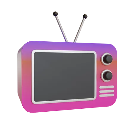 Fernseher  3D Illustration